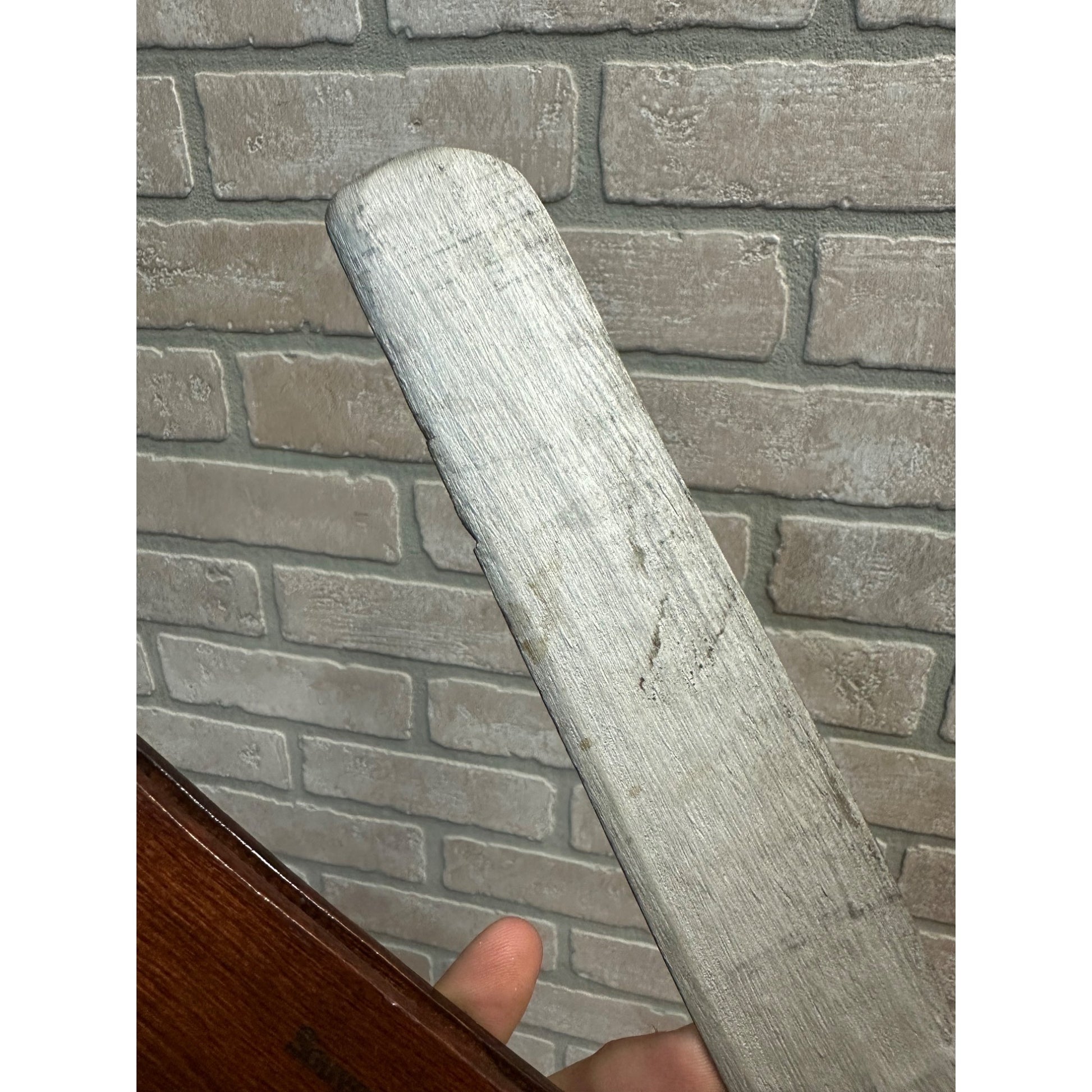 Vintage Marquette Michigan Prison Art Wooden Oversized 15" Straight Razor Prisoner MI