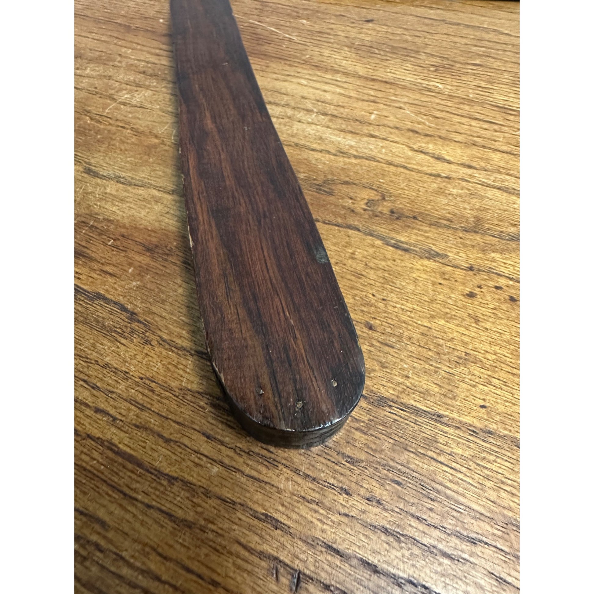 Vintage Marquette Michigan Prison Art Wooden Oversized 15" Straight Razor Prisoner MI