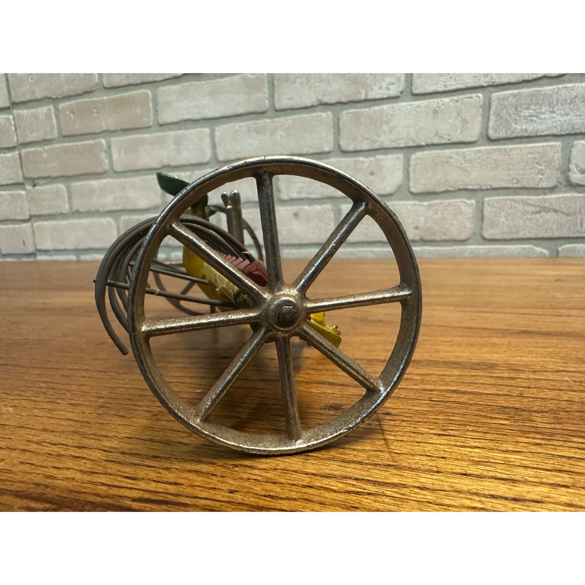 Antique Arcade Cast Iron Dump Hay Rake #703 Farm Implement Original Paint