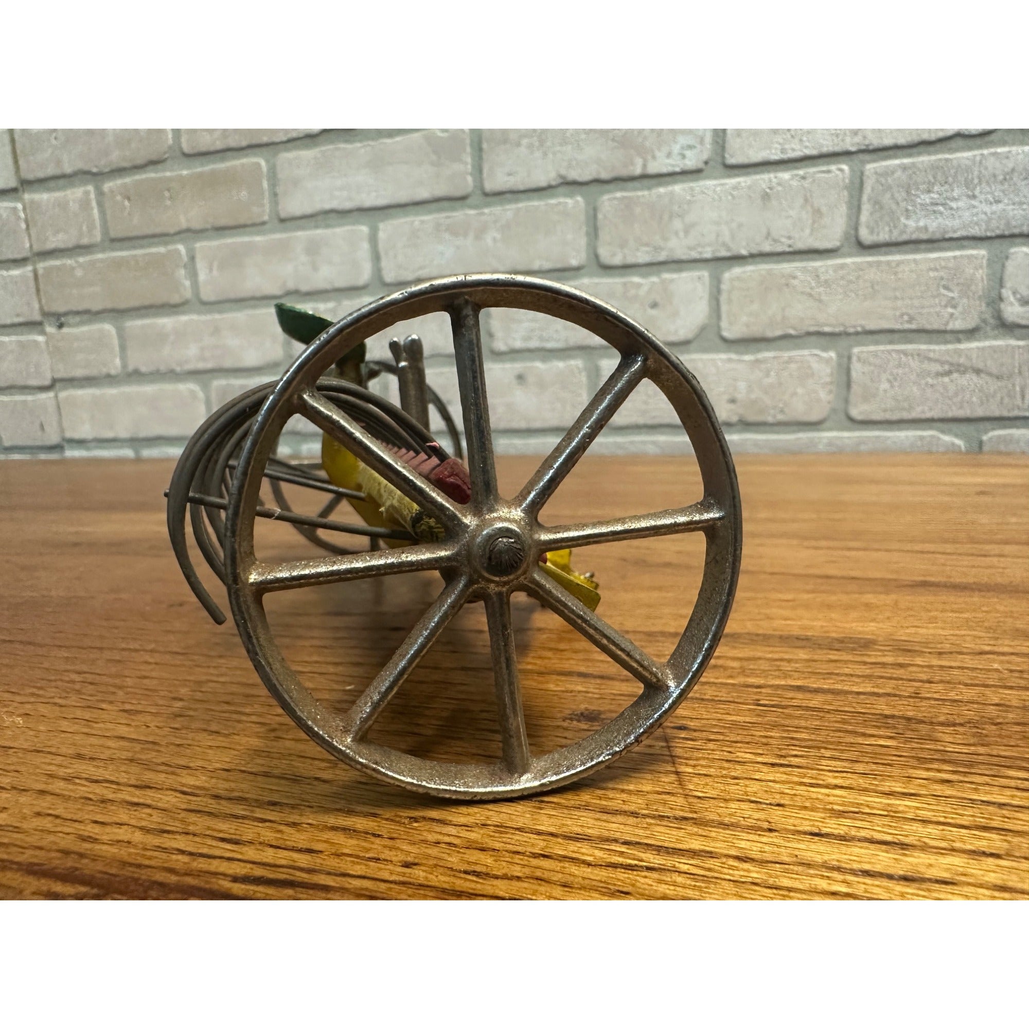 Antique Arcade Cast Iron Dump Hay Rake #703 Farm Implement Original Paint