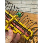 Antique Arcade Cast Iron Dump Hay Rake #703 Farm Implement Original Paint