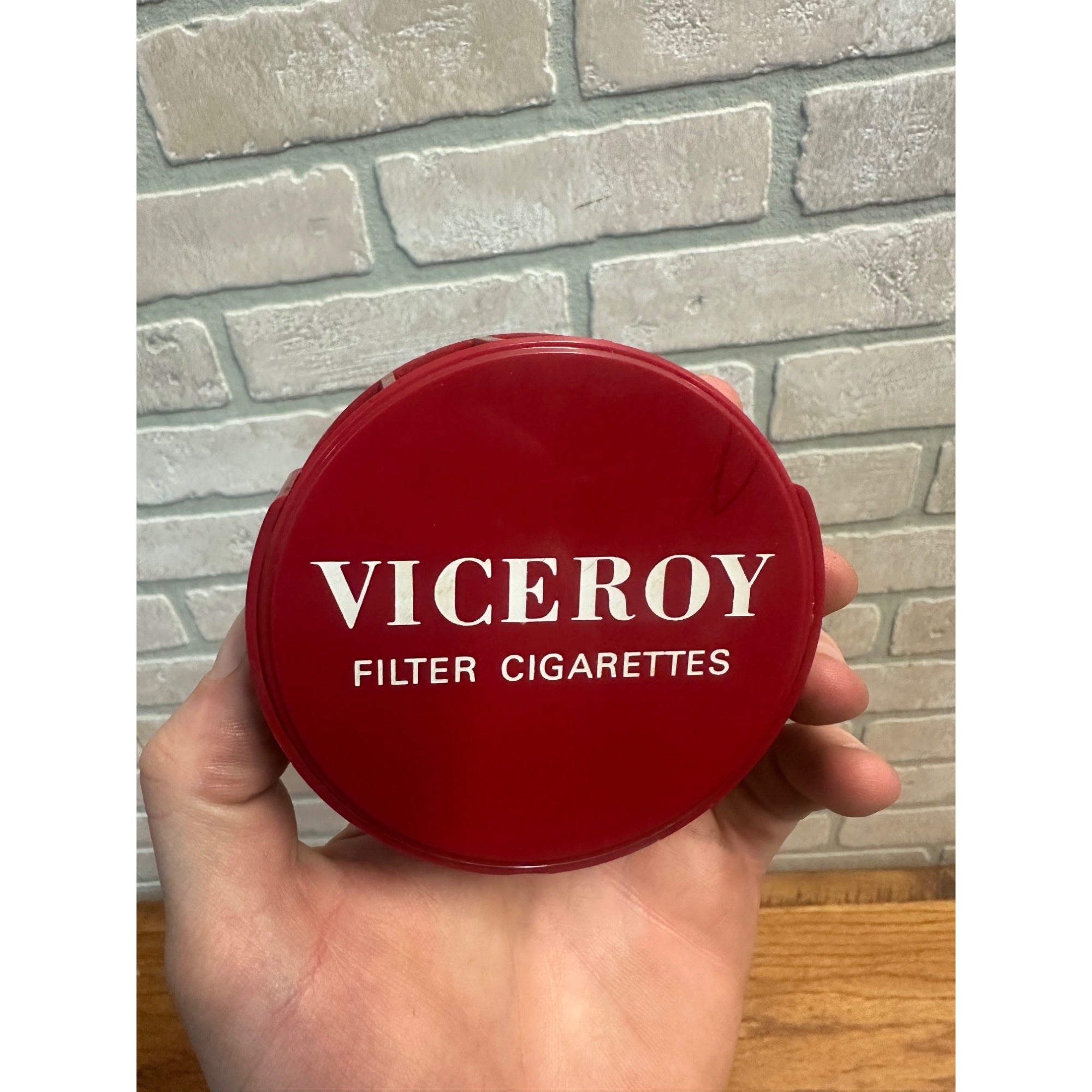 Vintage 1950s Viceroy Cigarettes Plastic Pen or Cigarette Holder - Stick on Wall