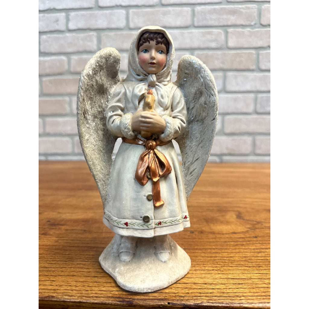 Vintage Walnut Ridge Gossamer Wings "Alexandria" Signed Angel Figurine 8" Christmas