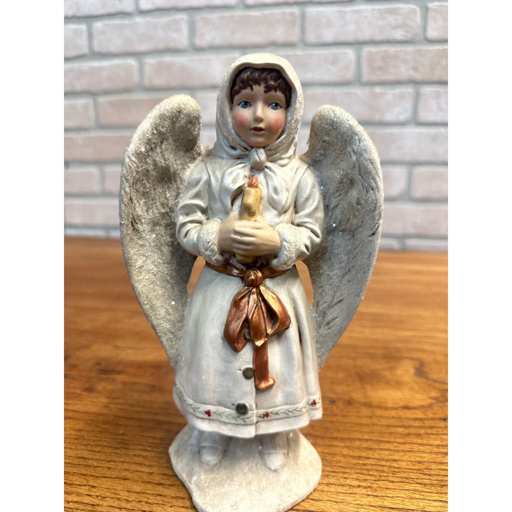 Vintage Walnut Ridge Gossamer Wings "Alexandria" Signed Angel Figurine 8" Christmas