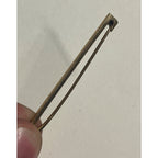 Antique Victorian Edwardian Bar Clasp Brooch 14k Yellow Gold -- 1.91g Grams