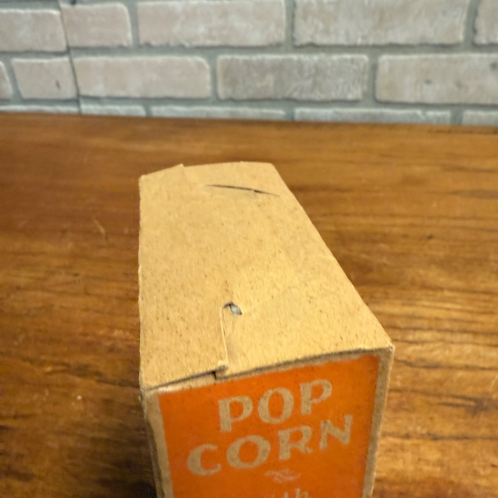 Vintage 1930s Eat Fresh Toasted Pop Corn Box Popcorn Drive In Movie Theater