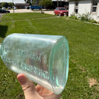 Early Blue Lydia Pinkham's Vegetable Compound Medicine Bottle Crude Blue