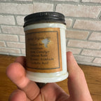 Scarce Rayburn Red Salve Chicago Milk Glass Medical Pharmacy Container