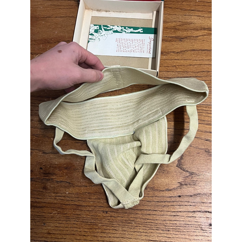 RARE Vintage 1947 Bub Fleshelastic Athletic Supporter Jock Strap NOS