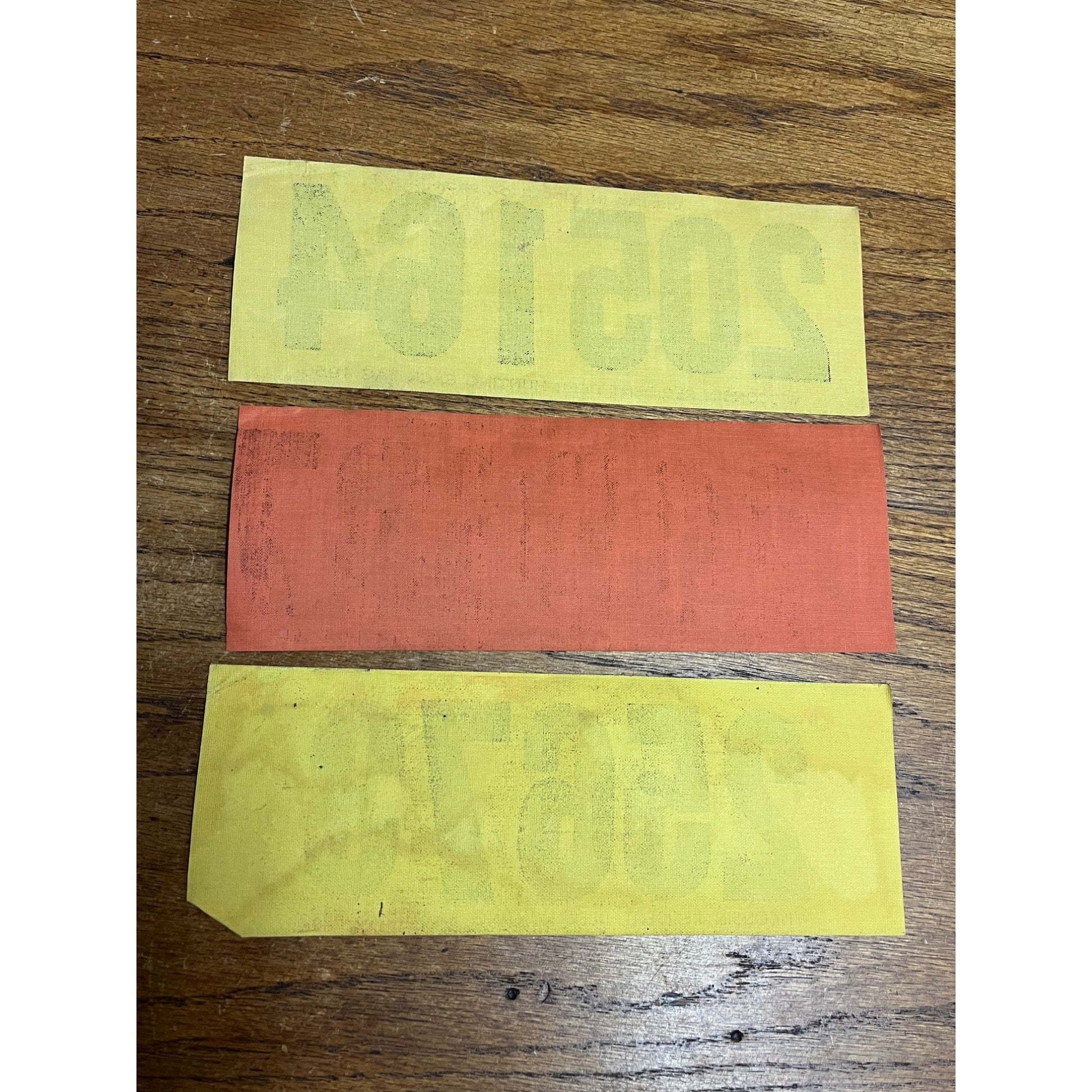 Vintage 1950 - 1952 Wisconsin Hunting Deer License Back Tags