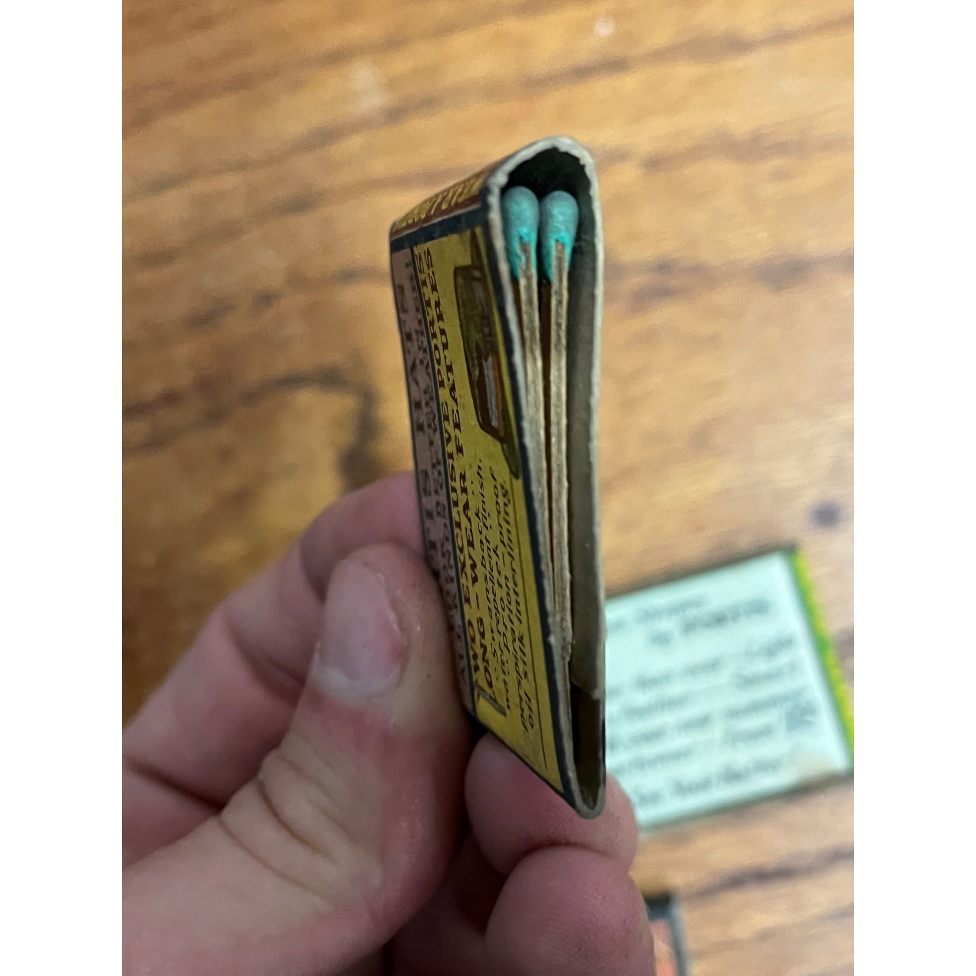 Vintage Lot (4) Portis Hats Unused FULL Matchbooks Advertising Starw Yodeler ++