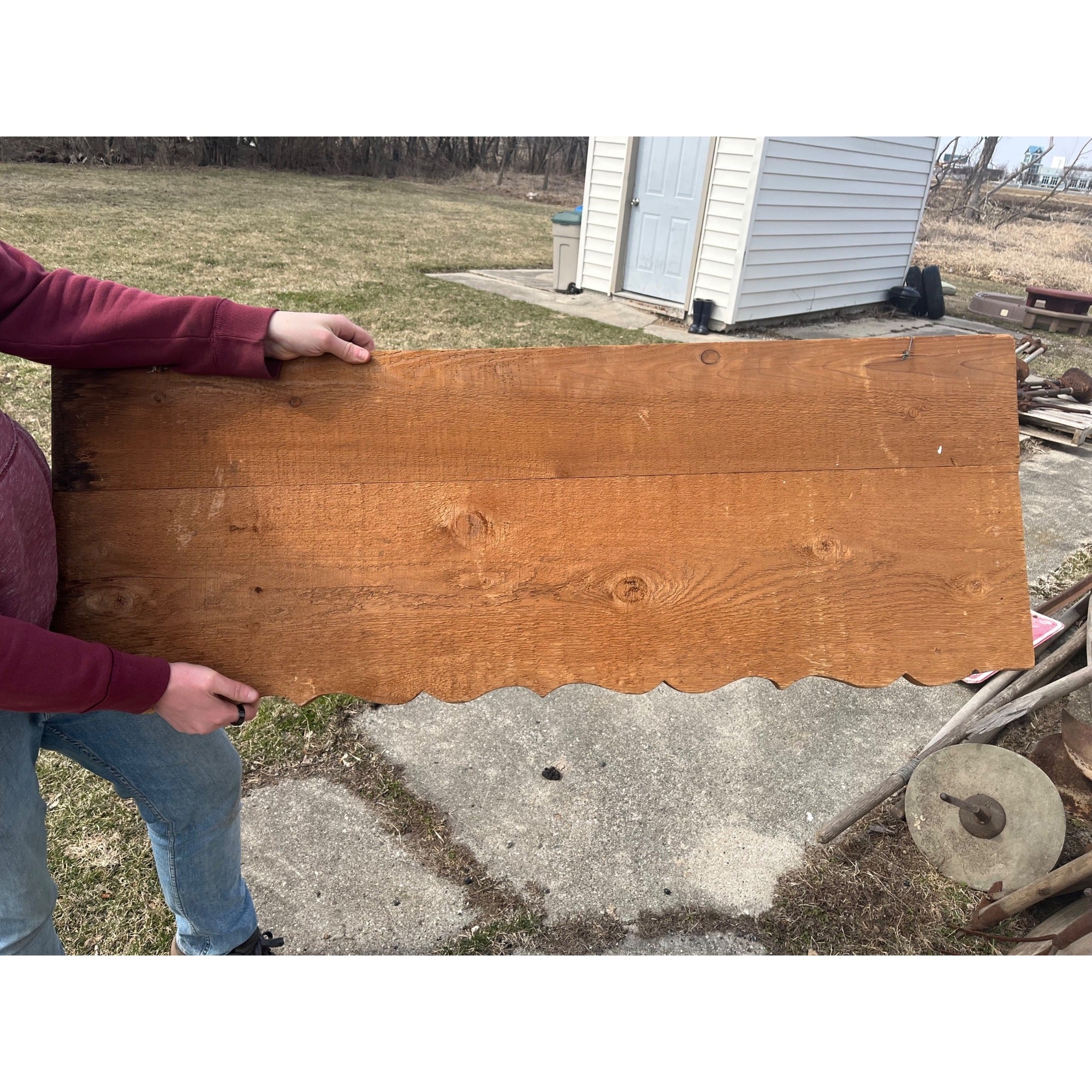 Vintage 1950s Dr. Osicka Redgranite Wisconsin Wooden Doctor Trade Sign