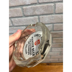 Vintage Mainzer Beer Gin  Curly's Home Service German Bier Advertising Glass Ashtray