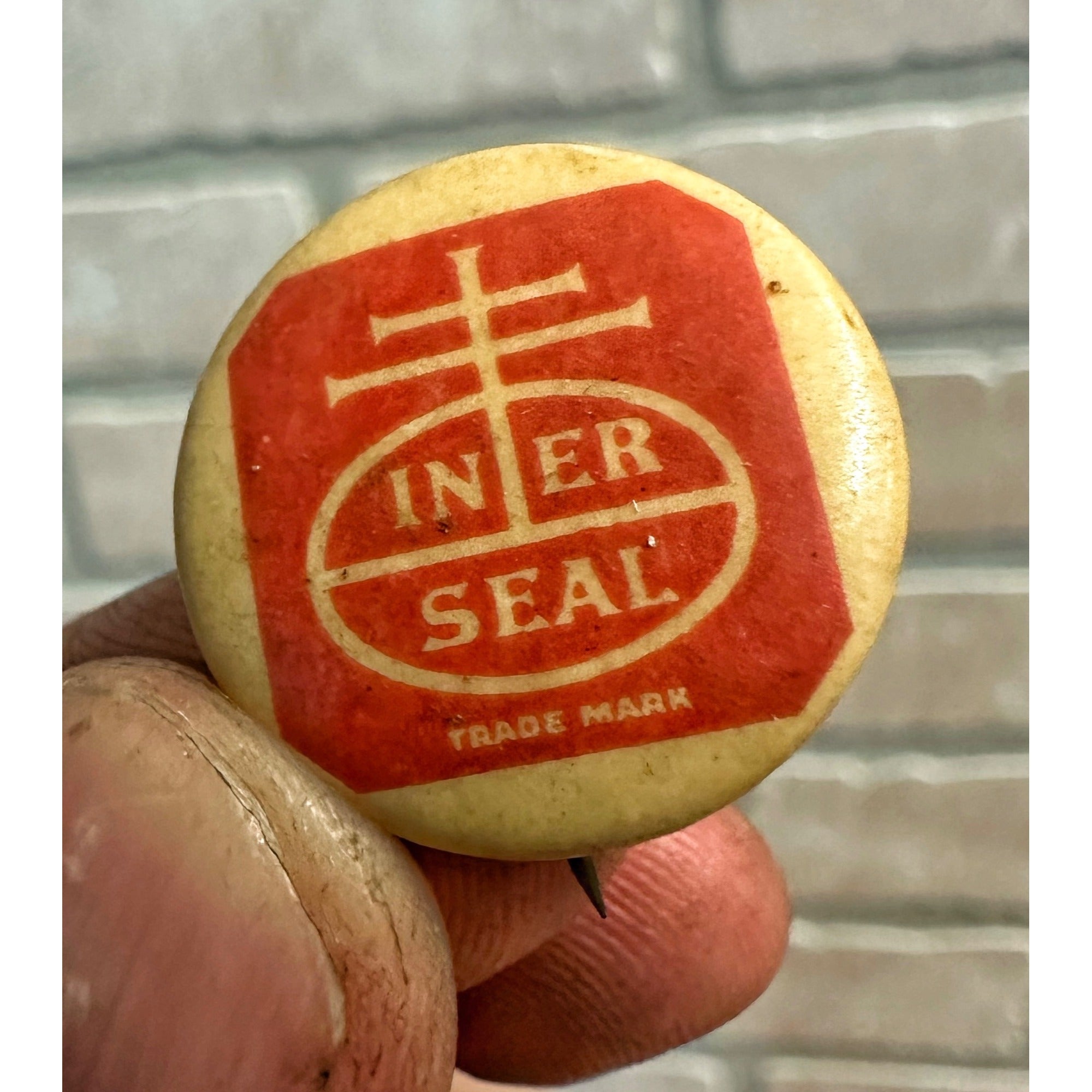Vintage Early 1900s NABISCO Inner Seal Advertising Button Pin Pinback