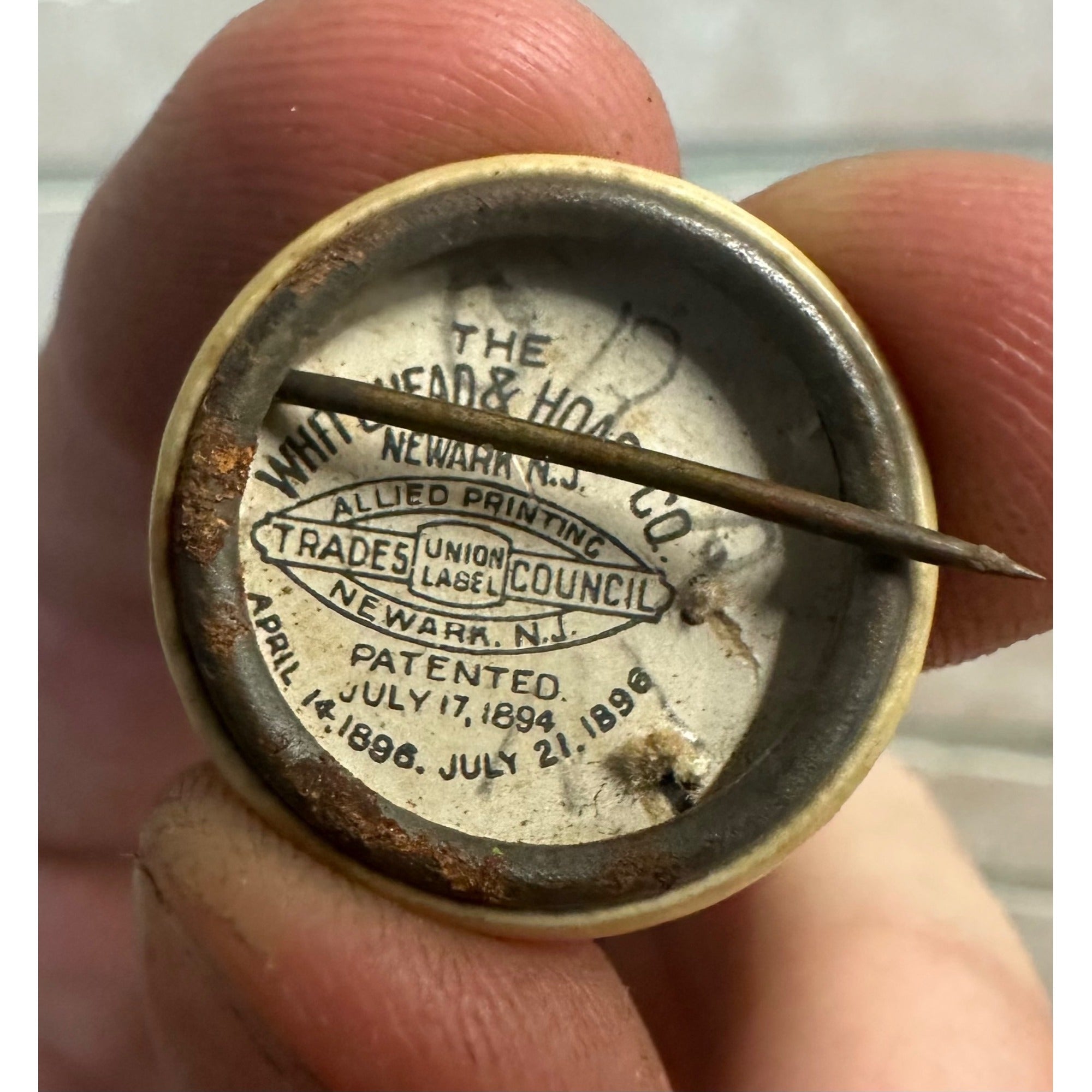 Vintage Early 1900s NABISCO Inner Seal Advertising Button Pin Pinback