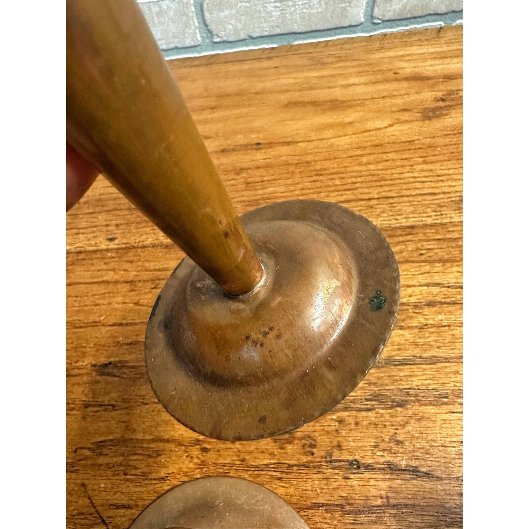 Vintage Arts & Crafts Style Candlesticks Holders (3) Viking Copper MS Co.