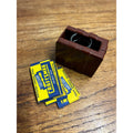 Antique Bakelite Safety Razor Blade Holder Case Spring Loaded w/ Craftsman Blades
