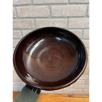 Vintage Red Wing Pottery USA Dancing Pheasant Large Serving Salad Bowl 11"