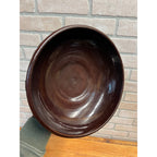 Vintage Red Wing Pottery USA Dancing Pheasant Large Serving Salad Bowl 11"