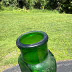 Kepler Green Glass Bottle Marked B W&C London Food Jar 1900s or 1800s