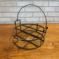 Antique Primitive Wire Pie Carrier Basket Cake Carrier Farmhouse Kitchen Decor