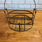 Antique Primitive Wire Pie Carrier Basket Cake Carrier Farmhouse Kitchen Decor