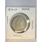 1876-S 25C SEATED LIBERTY SILVER QUARTER