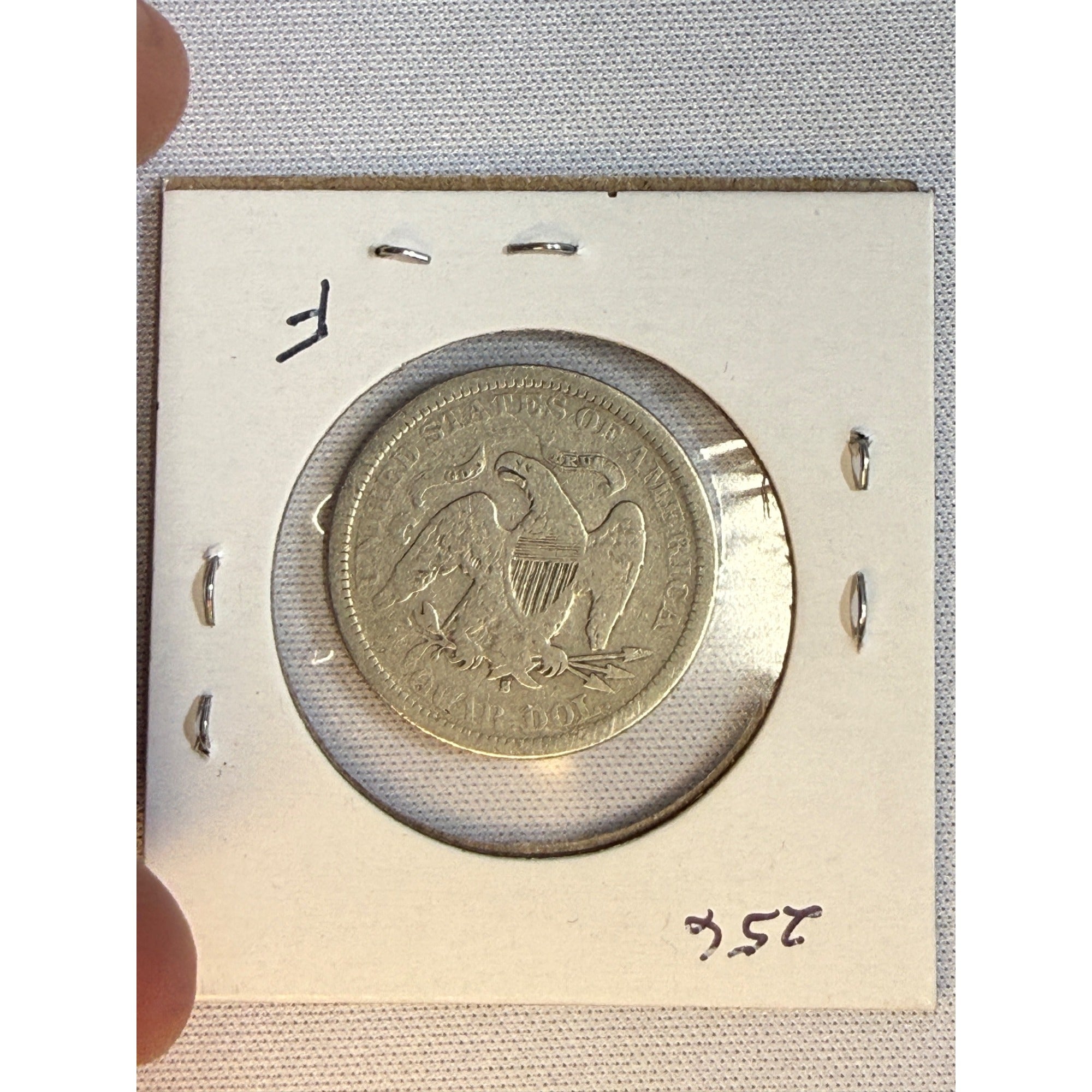 1876-S 25C SEATED LIBERTY SILVER QUARTER