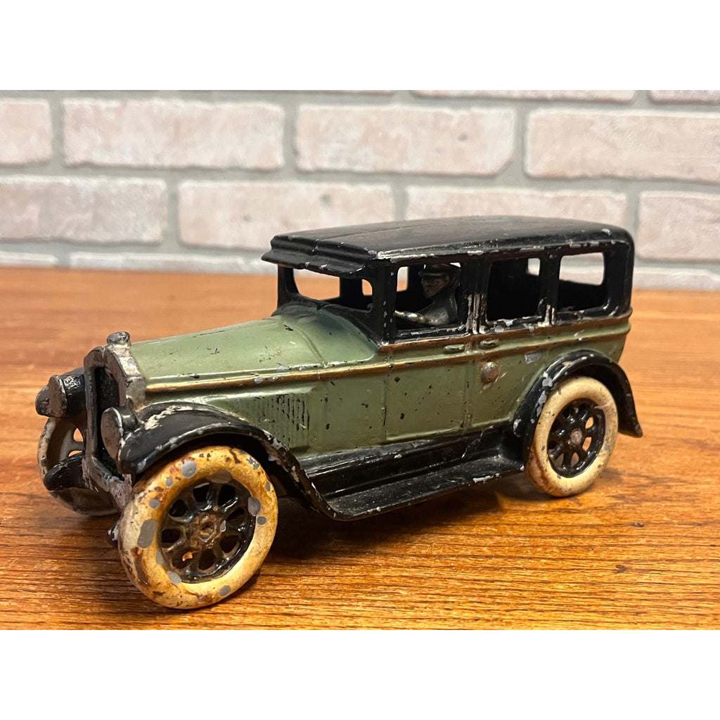 Rare Arcade Cast Iron 8.5" 1927 Buick Coupe Thomas Toy Copy 1980s