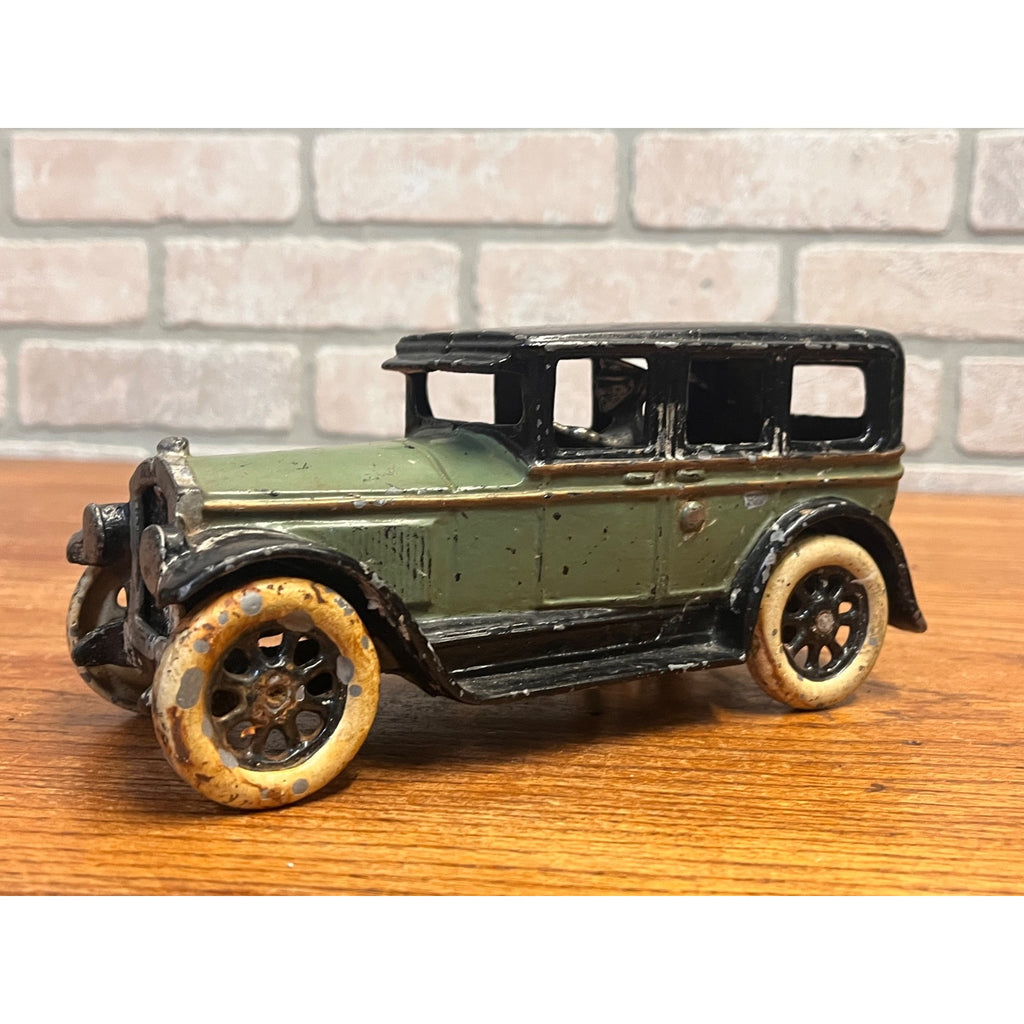 Rare Arcade Cast Iron 8.5" 1927 Buick Coupe Thomas Toy Copy 1980s