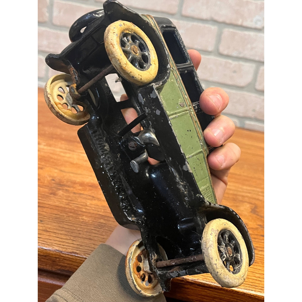 Rare Arcade Cast Iron 8.5" 1927 Buick Coupe Thomas Toy Copy 1980s