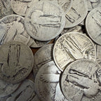 Silver Standing Liberty US Mint Quarter 90% Silver (1916-1930) Culled Random