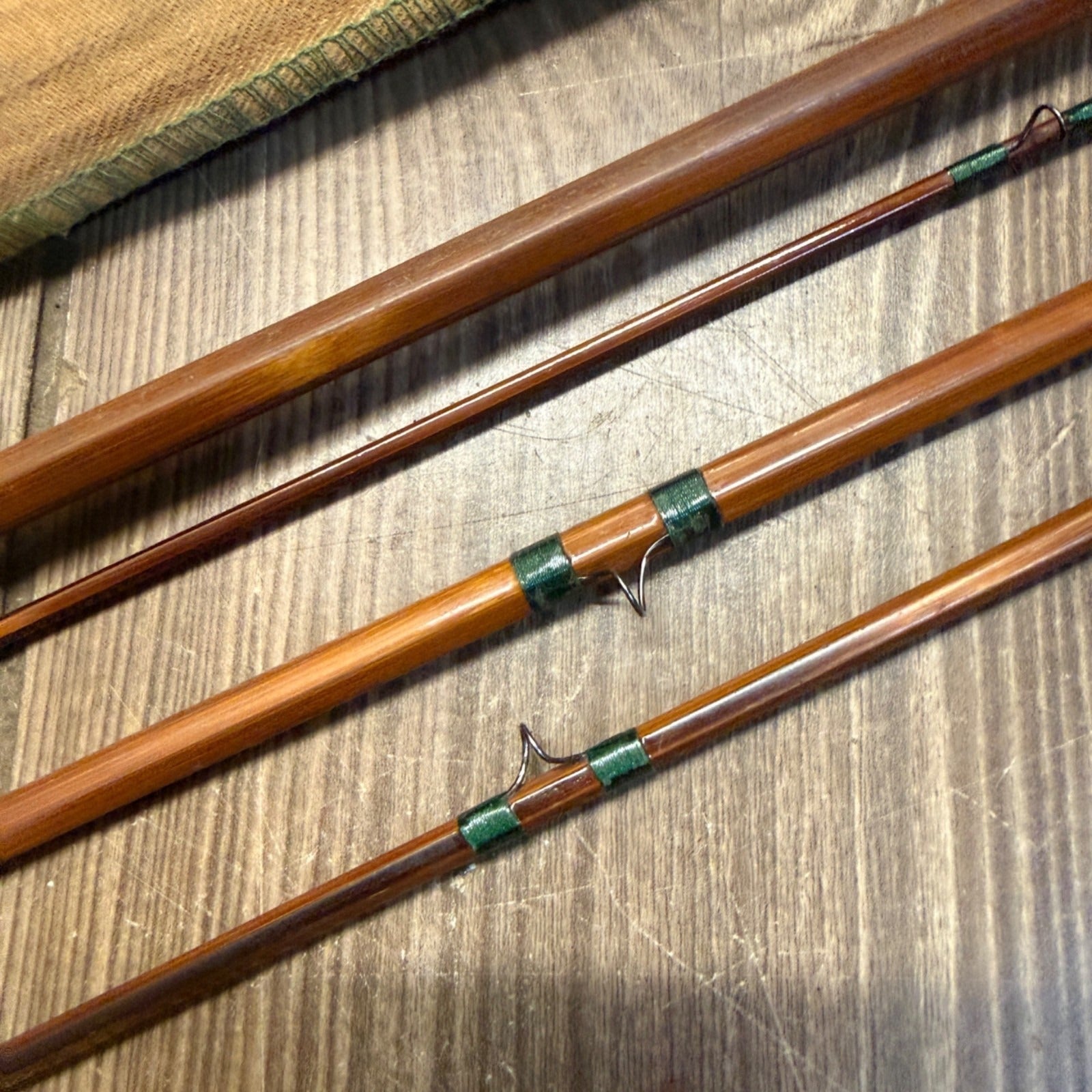 Shakespeare Vintage 4 PC Bamboo Fly Rod Model 1357 As-is