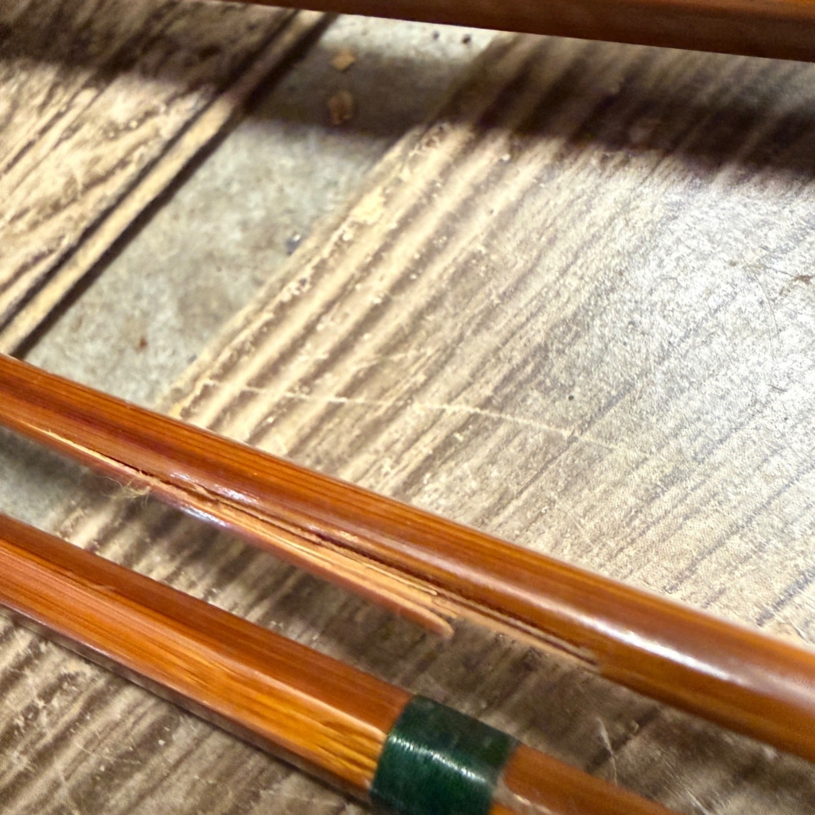 Shakespeare Vintage 4 PC Bamboo Fly Rod Model 1357 As-is