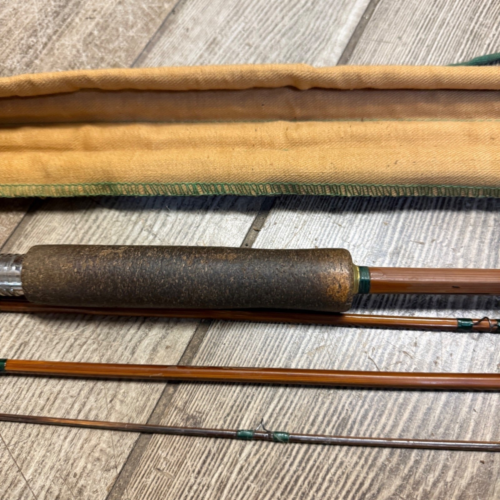 Shakespeare Vintage 4 PC Bamboo Fly Rod Model 1357 As-is – Brothers Antiques
