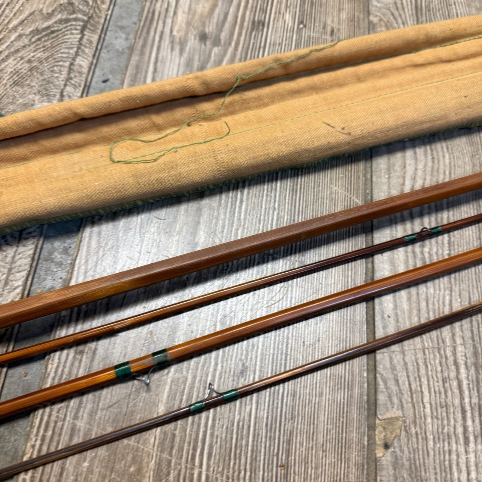 Shakespeare Vintage 4 PC Bamboo Fly Rod Model 1357 As-is