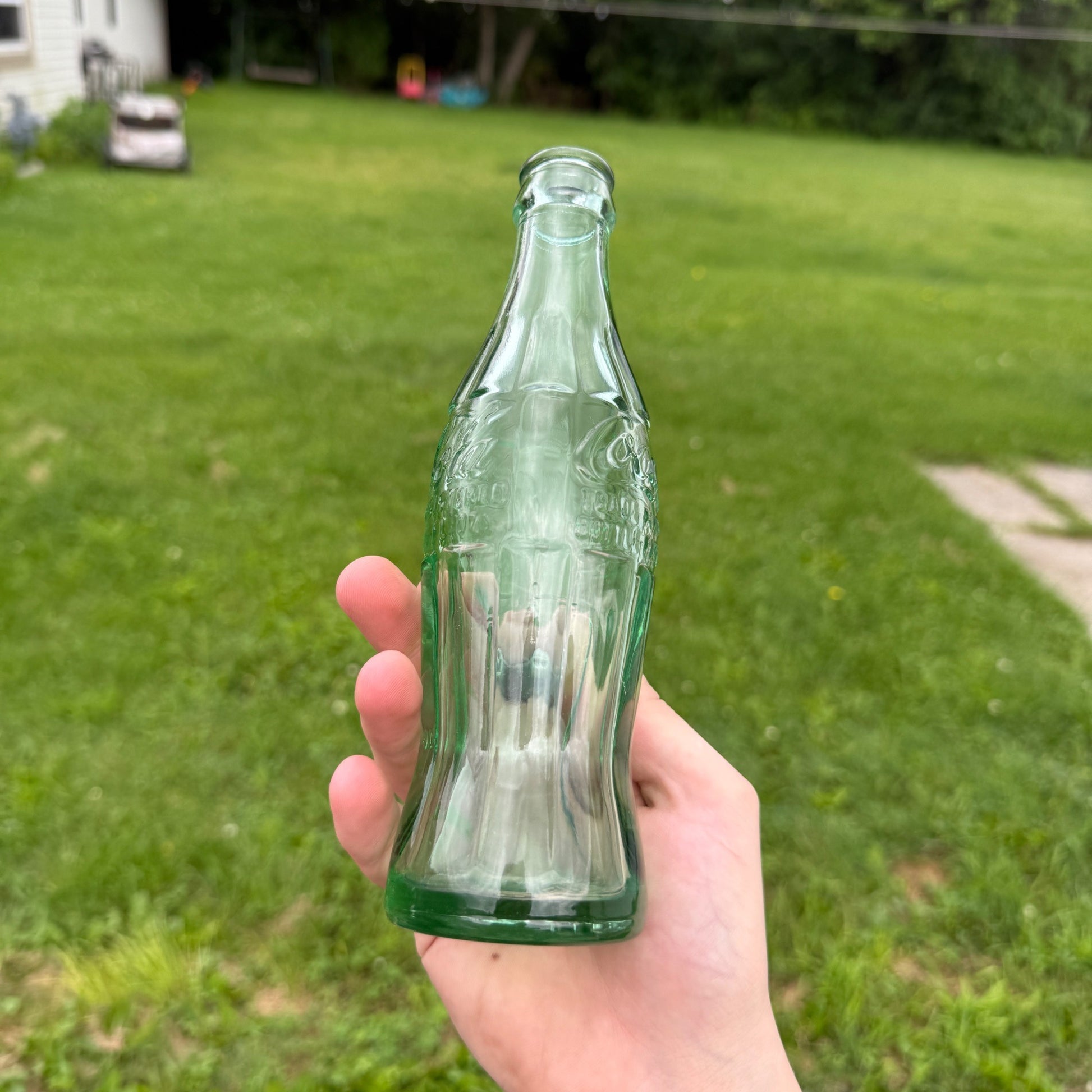 Vintage Coca Cola 6oz Hobbleskirt Bottle~ Greenwood SC - Christmas Dec 25 1923