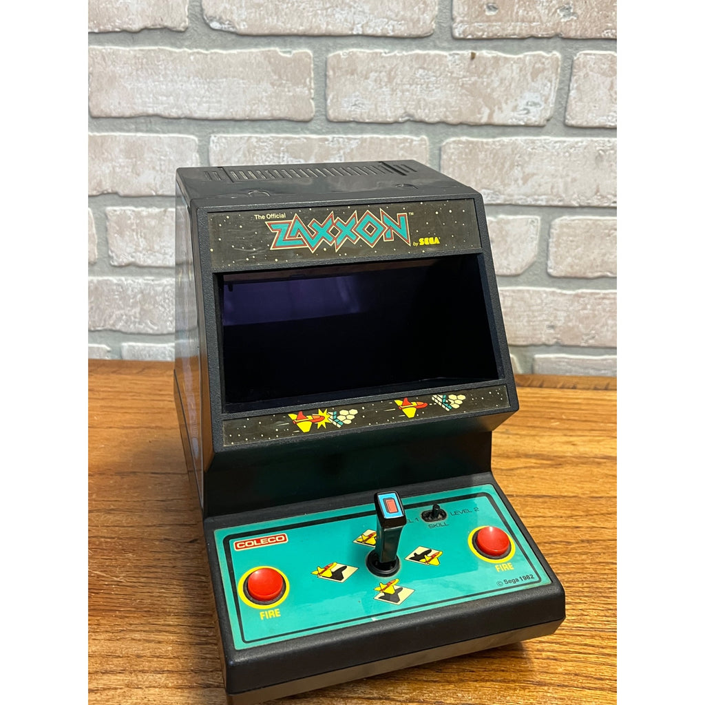 Vintage 1982 Official Zaxxon Tabletop Arcade Game Machine By Sega Coleco - Works!