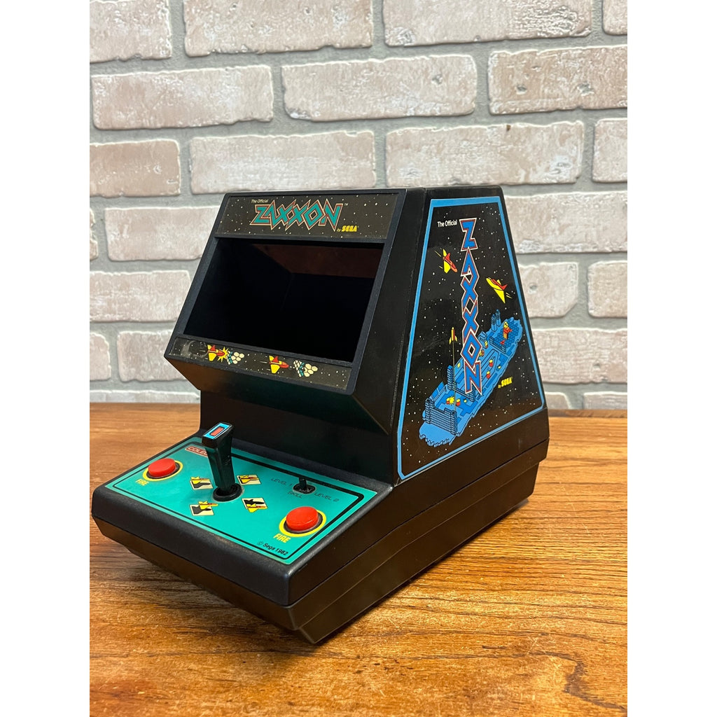 Vintage 1982 Official Zaxxon Tabletop Arcade Game Machine By Sega Coleco - Works!