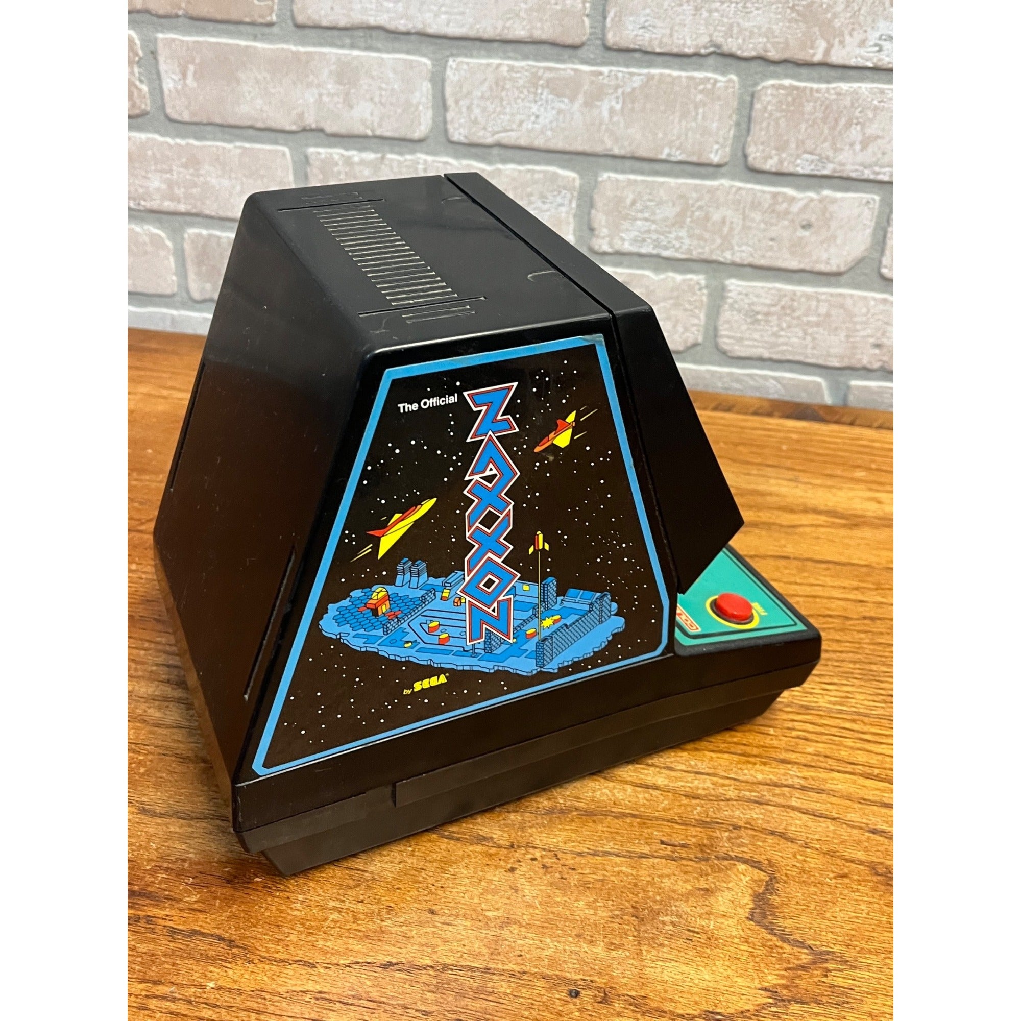 Vintage 1982 Official Zaxxon Tabletop Arcade Game Machine By Sega Coleco - Works!