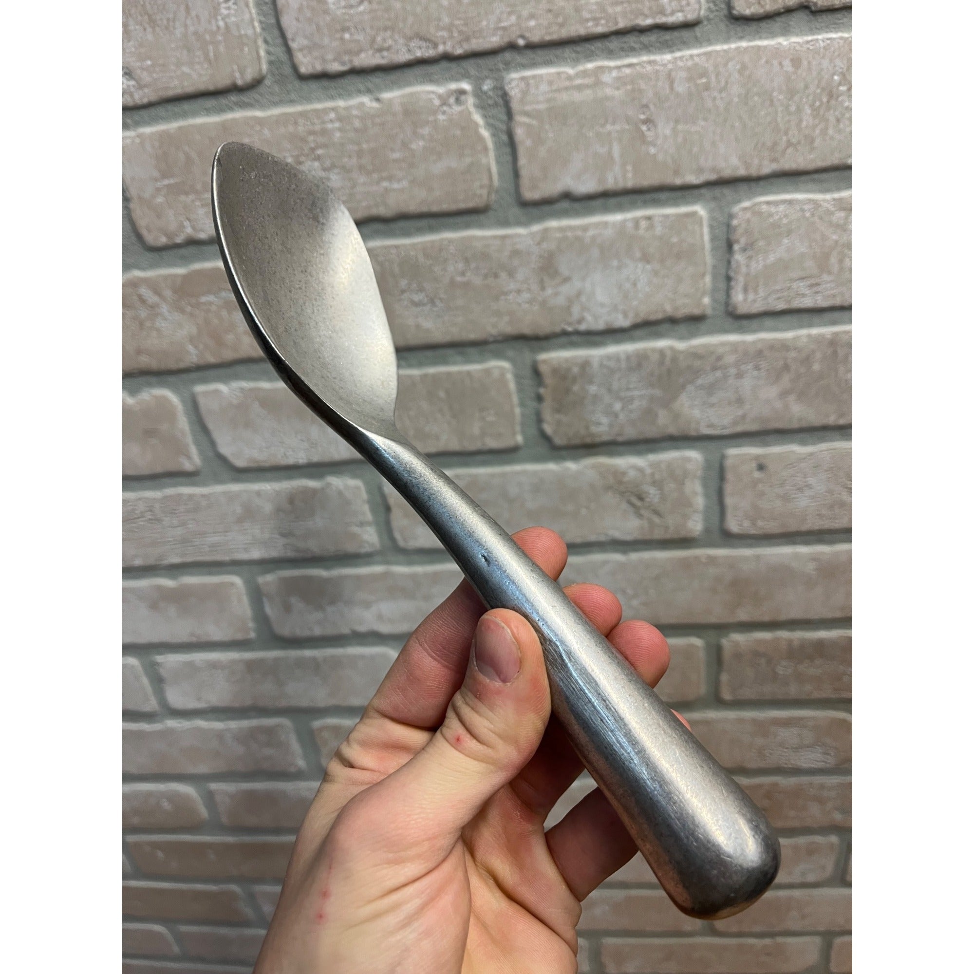 Vintage Ice Cream Scoop Solid Aluminum 9” Unbranded Spoon Gelato Retro Parlor