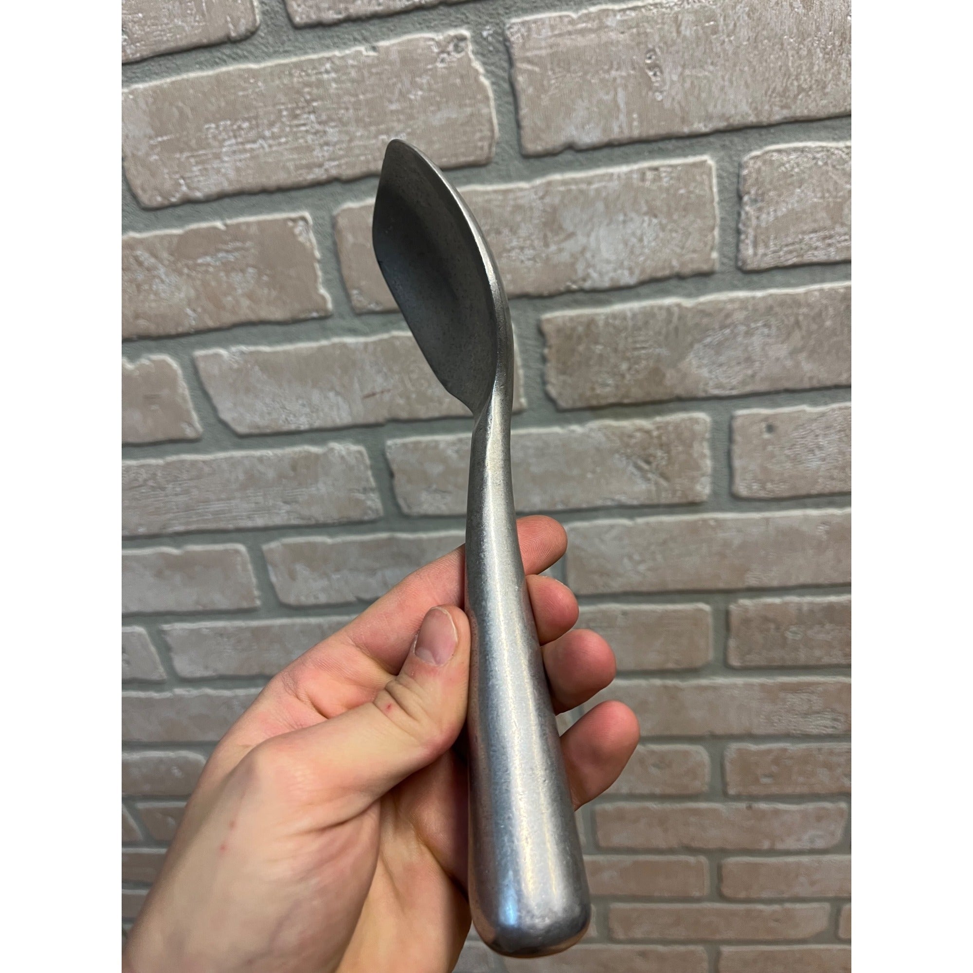 Vintage Ice Cream Scoop Solid Aluminum 9” Unbranded Spoon Gelato Retro Parlor