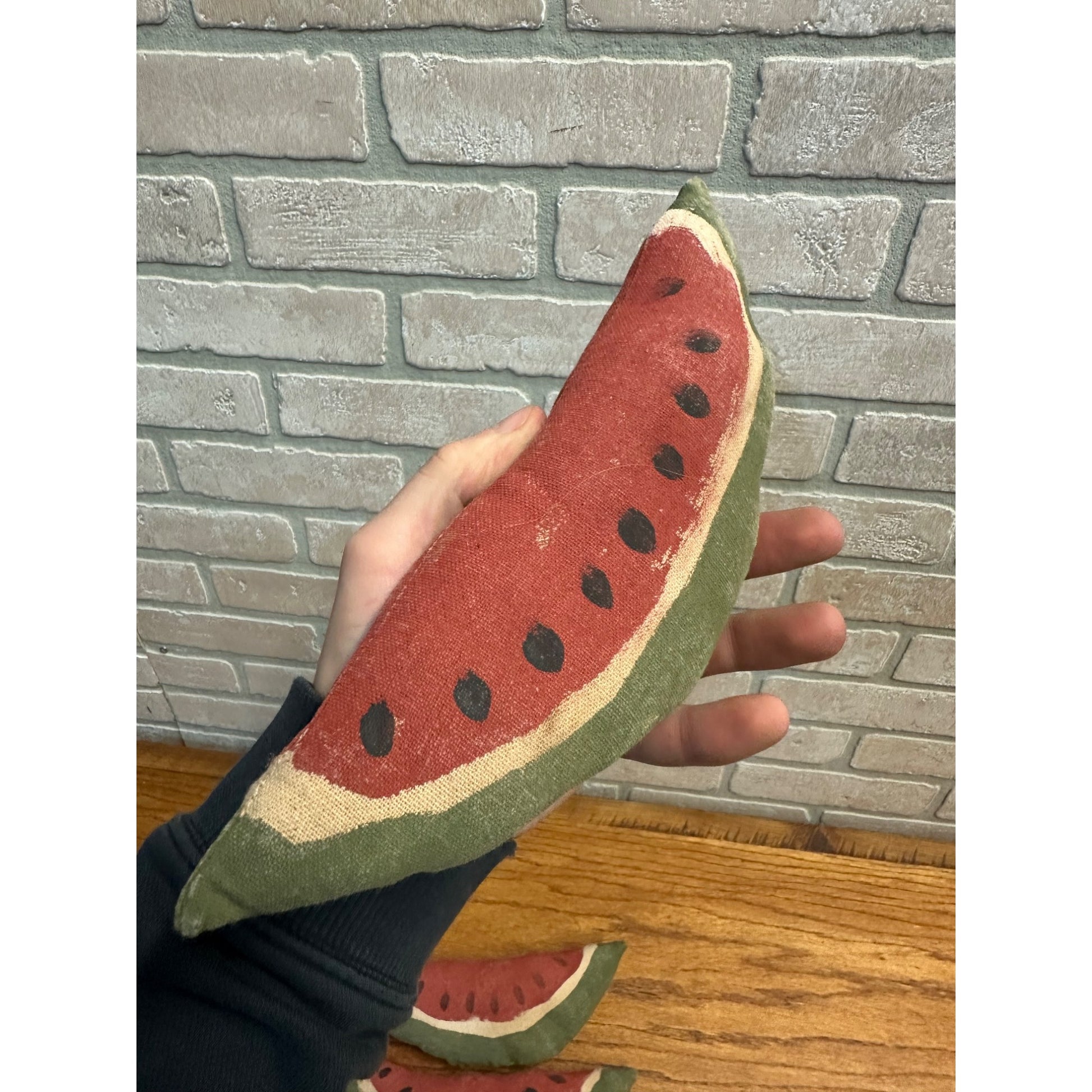Primitive Farmhosue Country Watermelon Slice Cloth Bowl Fillers Lot (4) AAFA