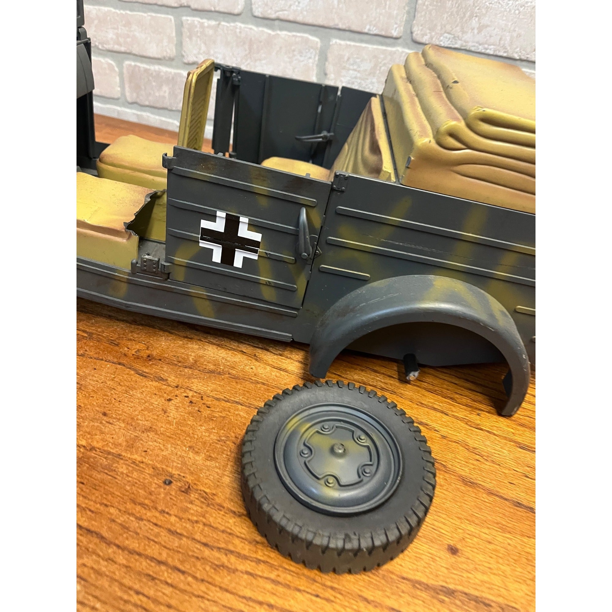 WWII Kubelwagen German Military Vehicle 1:6 Scale 21st Century - Parts - As-Is