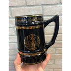 Vintage Large 1960's Wisconsin State University Oshkosh Ceramic Stein Or Tankard Mug WSU