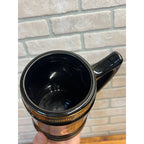 Vintage Large 1960's Wisconsin State University Oshkosh Ceramic Stein Or Tankard Mug WSU