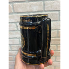 Vintage Large 1960's Wisconsin State University Oshkosh Ceramic Stein Or Tankard Mug WSU