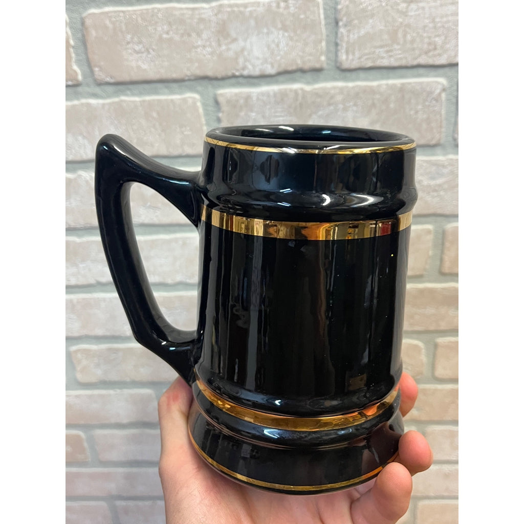 Vintage Large 1960's Wisconsin State University Oshkosh Ceramic Stein Or Tankard Mug WSU