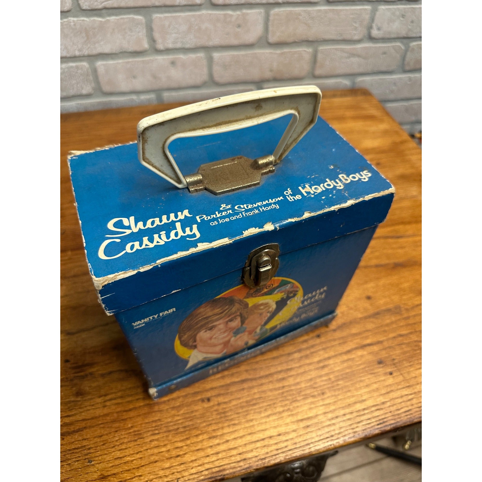 Shaun Cassidy Hardy Boys 1978 45 RPM Record Case Parker Stevenson Vanity Fair