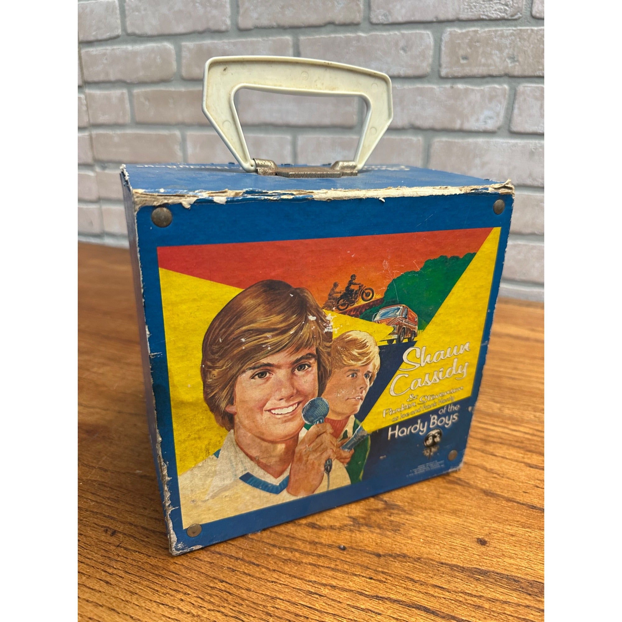 Shaun Cassidy Hardy Boys 1978 45 RPM Record Case Parker Stevenson Vanity Fair
